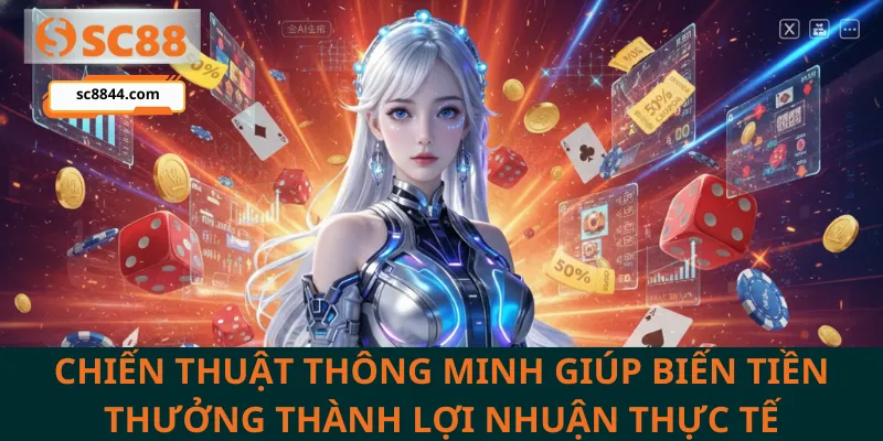 Chiến thuật thông minh giúp biến tiền thưởng thành lợi nhuận thực tế