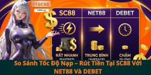 So Sánh Tốc Độ Nạp – Rút Tiền Tại SC88 Với NET88 Và DEBET